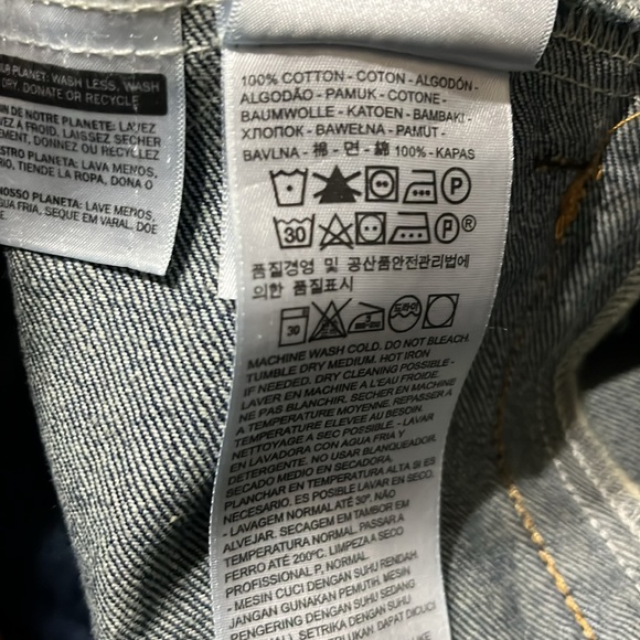 Levis Mens Trucker Denim Jacket Medium Dark Wash Sizes S and L NWT - Picture 7 of 7